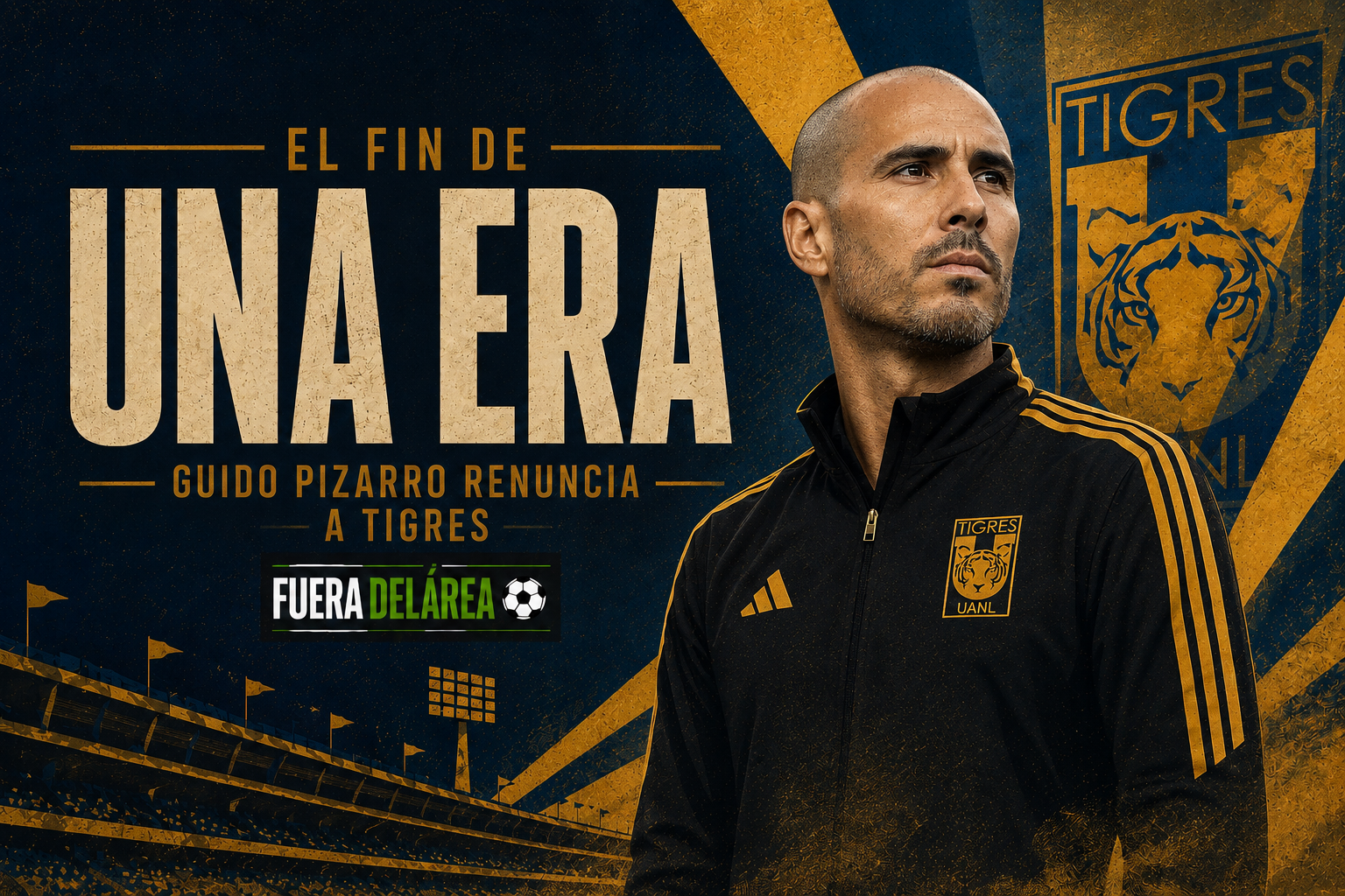 Guido Pizarro renuncia a Tigres: así se va el “Conde” tras 13 años en el club