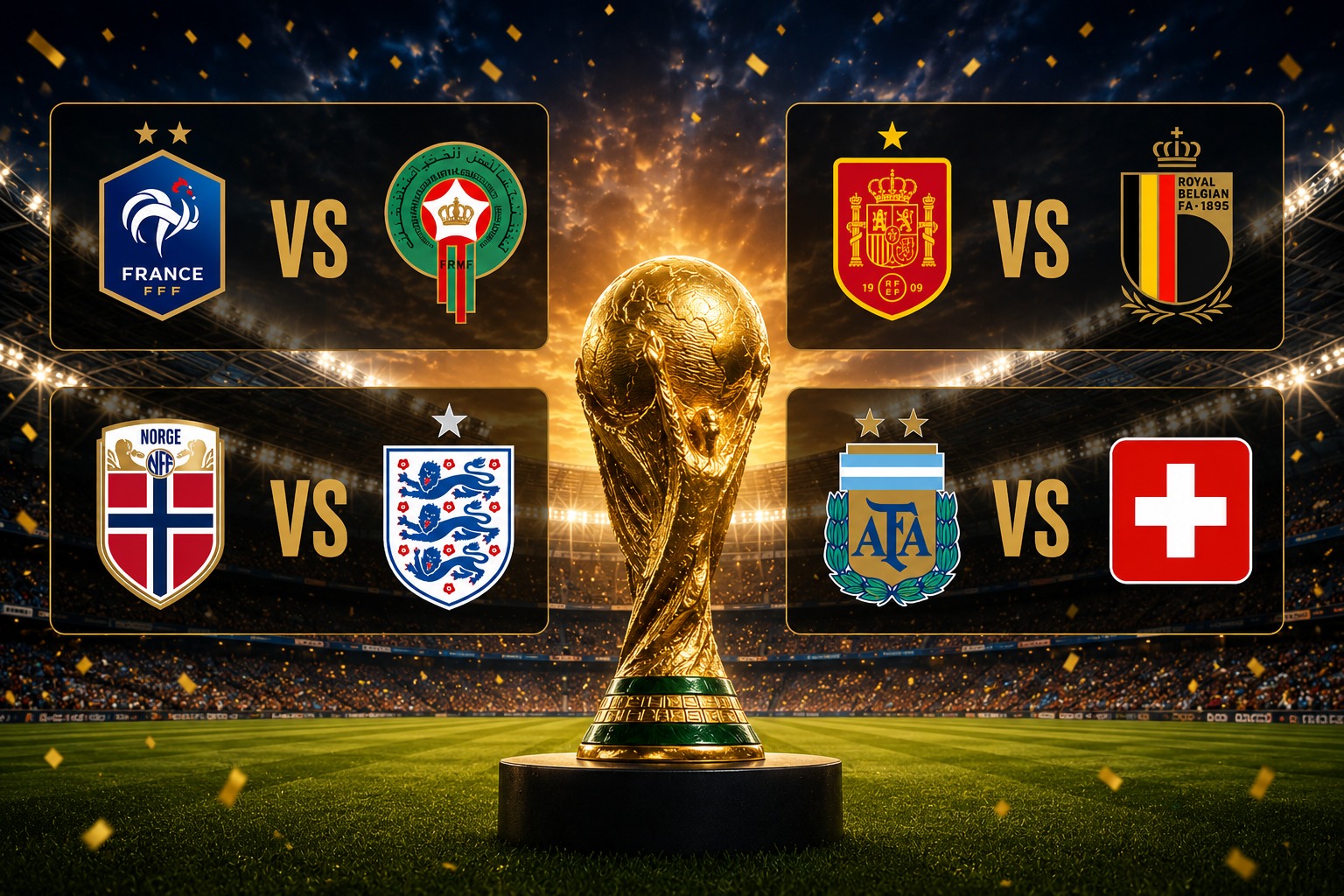 Ya están los 8 equipos en cuartos de final del Mundial 2026: fechas, horarios y cruces