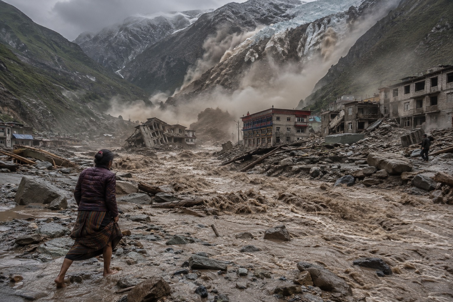 Avalancha de hielo y roca desencadena una catástrofe en Nepal y Tíbet: ¿qué ocurrió?