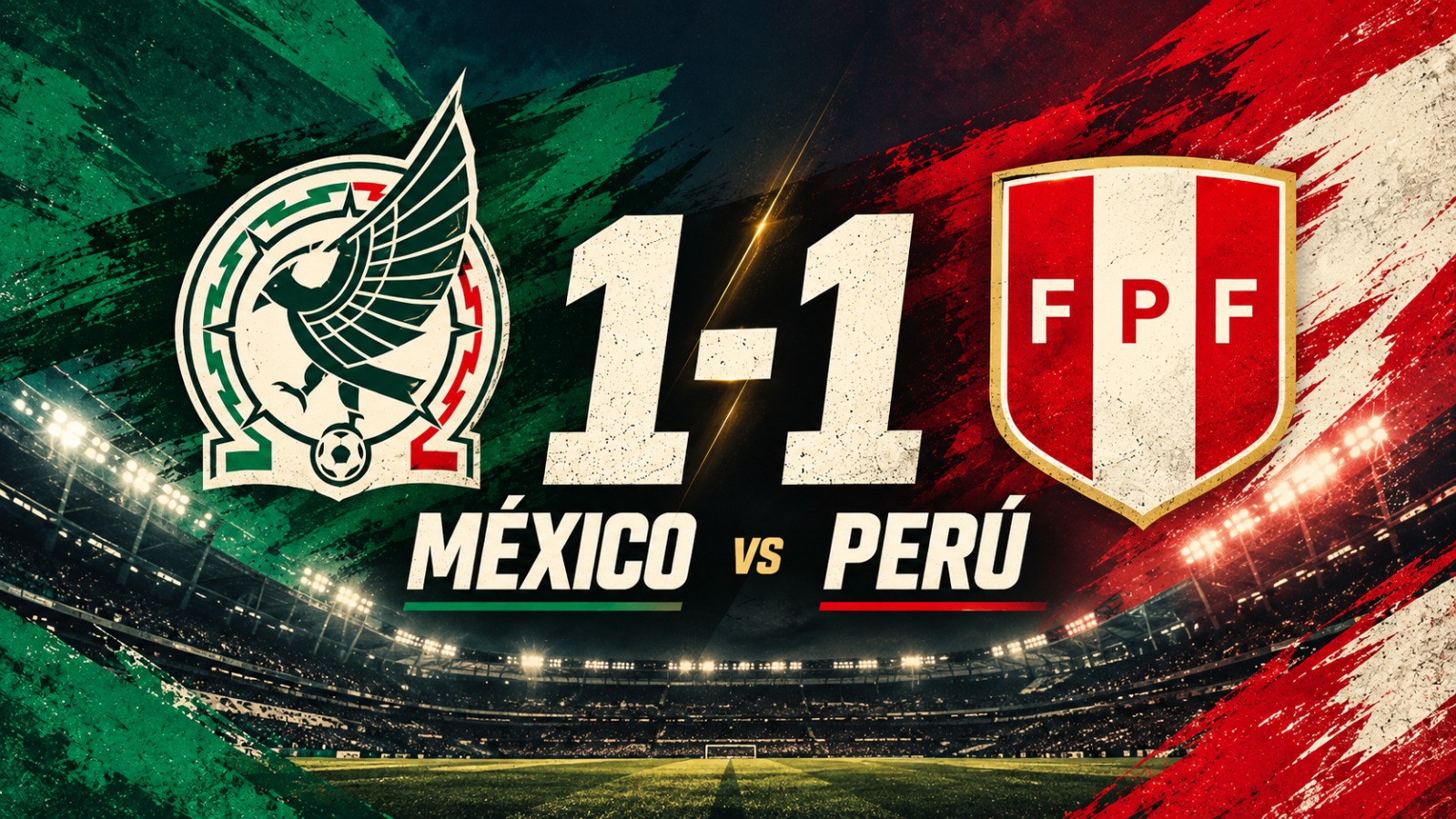 México vs Perú (1-1): resumen, goles y resultado del amistoso de Rafa Márquez