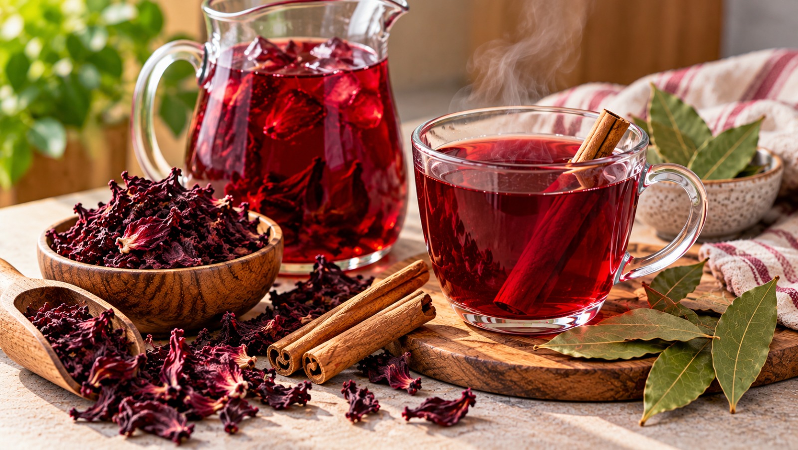 Té de jamaica, laurel y canela: una bebida tradicional con posibles beneficios